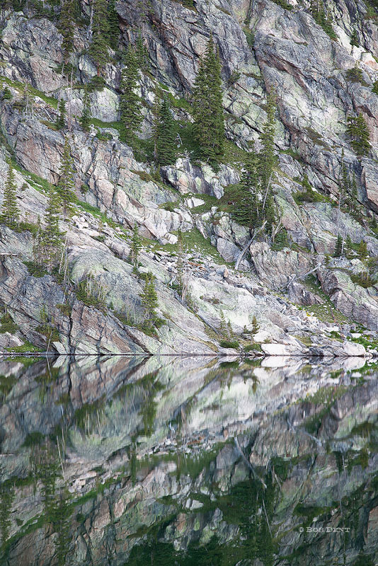 Snowdrift Lake,reflection,Rocky Mountain National Park,Colorado,