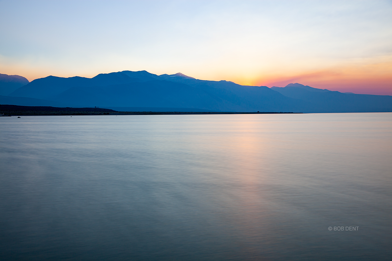 California, Mono Lake, sunset,